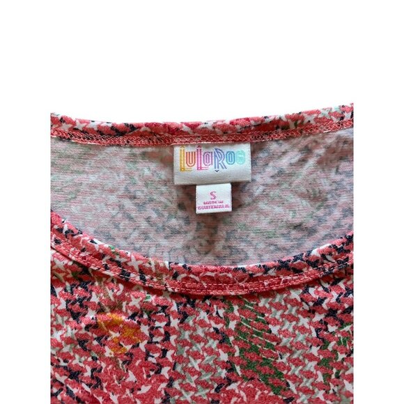LuLaRoe Julia Women's Multi Pink Pattern Dress - Picture 7 of 7